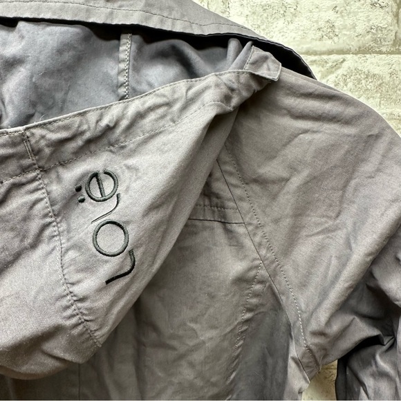 LOLE water repellent jacket women’s size XS gray hooded belted - Picture 7 of 8